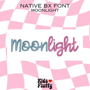 Moonlight BX Embroidery Font – Native BX for Embrilliance – Elegant Satin Stitch Alphabet for Names & Gifts
