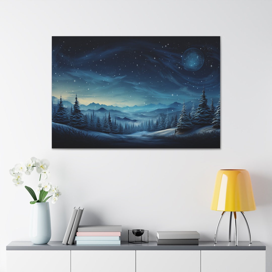 Christmas Canvas Christmas Canvas Wall Art Christmas Canvas Etsy