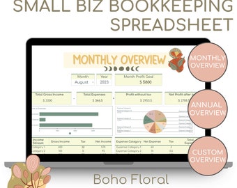Small Business Bookkeeping Template: Income & Expense Tracker (Google Sheets)