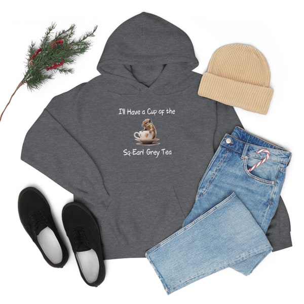 Sq-Earl Grey Tea Unisex Heavy Blend Hooded Sweatshirt