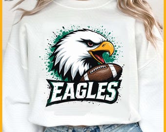 Eagles Game Day SVG: Projekt drużyny futbolowej Philadelphia (pobranie cyfrowe)