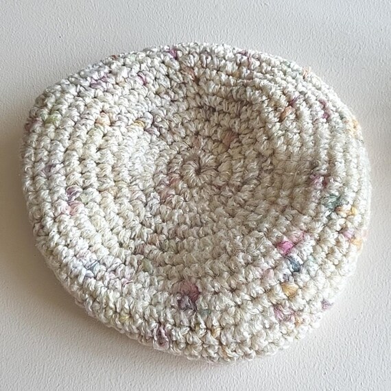 Handmade crocheted beret