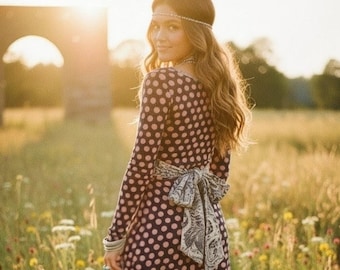Sweet Pea by Stacy Frati Sheer Polka Dot Top