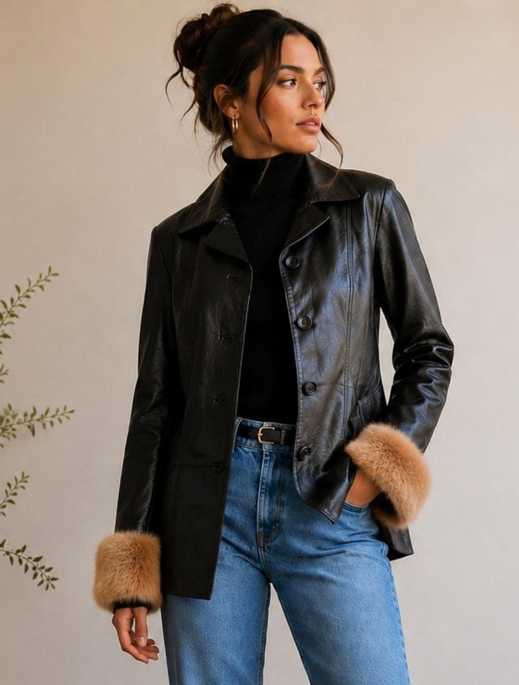 Colombia Leather Jacket - Etsy