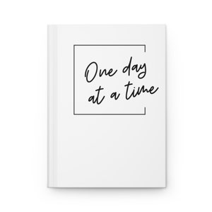 One Day at a Time Sobriety Journal, Sobriety gift for Men gift for Women Recovery Gift Sober Anniversary gift Sponsor gift AA 12 step Diary