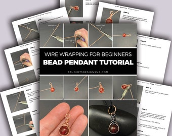 Printable Wire-wrapped Bead Pendant Tutorial PDF