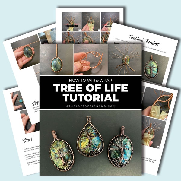 Tree Of Life Wire-wrap Tutorial [printable Pdf] DIY Jewelry Tutorial
