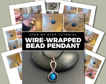 How To Wire-wrap Beads Printable Wire Wrapping Tutorial PDF
