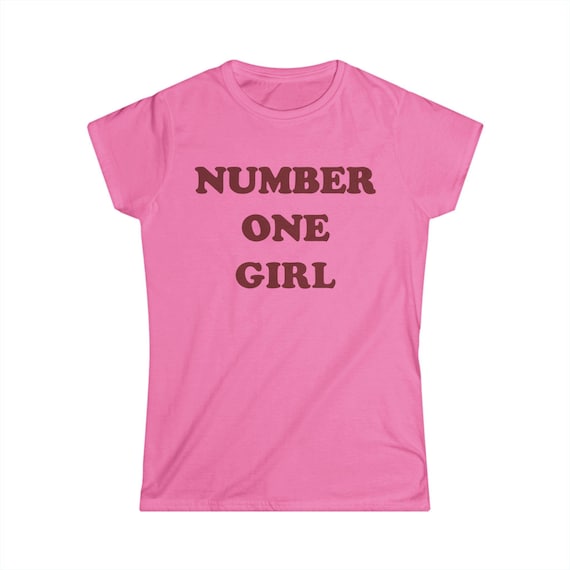 Number One Girl Shirt Rose Tee - Etsy