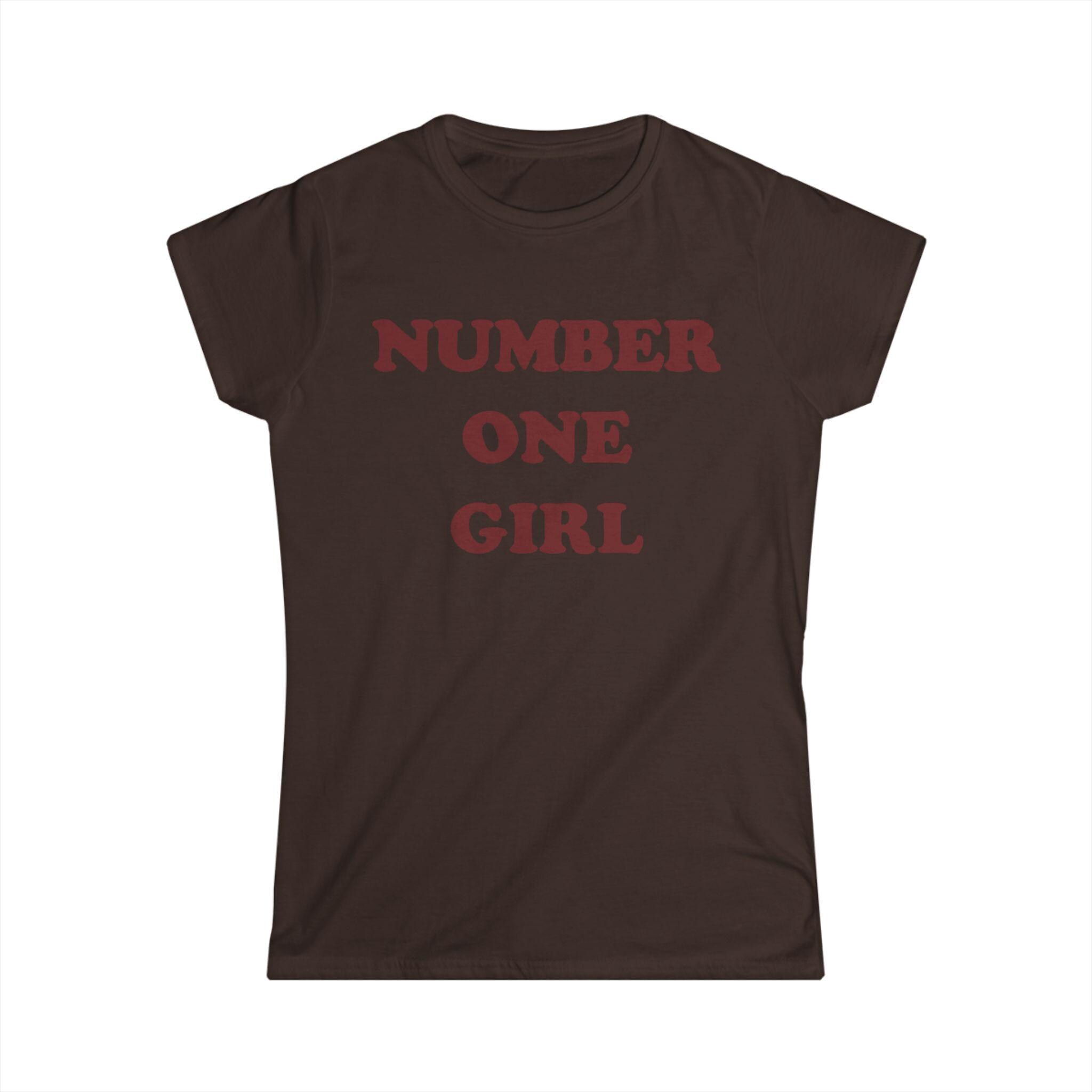 Number One Girl Shirt Rose Tee - Etsy