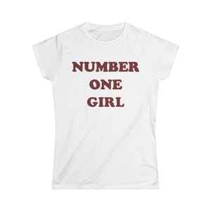 NUMBER ON GIRL Tシャツ　rosie ROSE ROSE - [ROSIE] NUMBER ONE GIRL T-SHIRT (3 Colors)