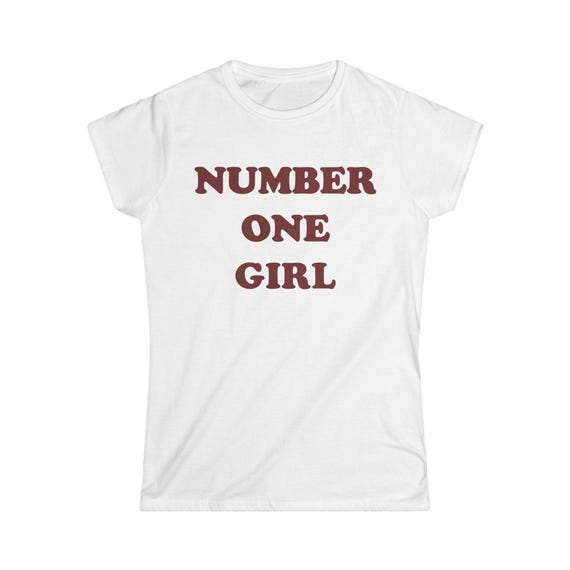 Number One Girl Shirt Rose Tee - Etsy UK
