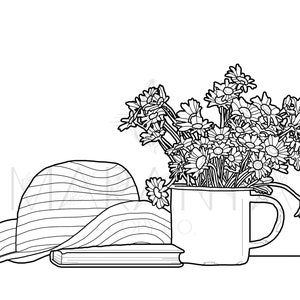 Printable Sunflower Coloring Page
