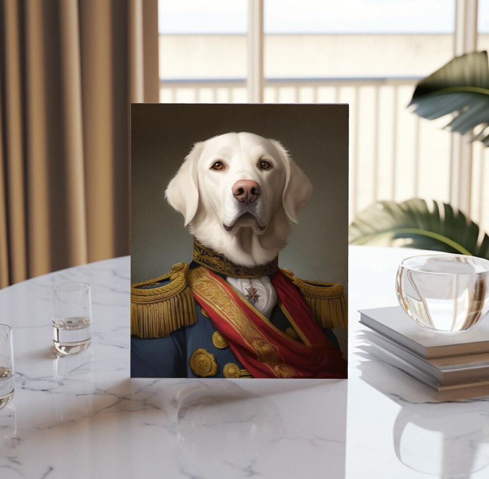 Custom Royal Pet Portrait, Renaissance Dog Painting, Pet Lovers Gift ...