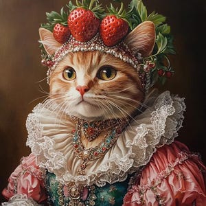Custom Royal Pet Portrait, Renaissance Dog Painting, Pet Lovers Gift, Royal Portrait, Pet Portrait gift, Wall Art