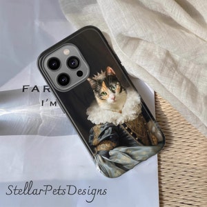 Custom Pet phone case, Royal Dog Portrait, Custom pet phone case,  dog phone case personalized phone case, cat iphone case