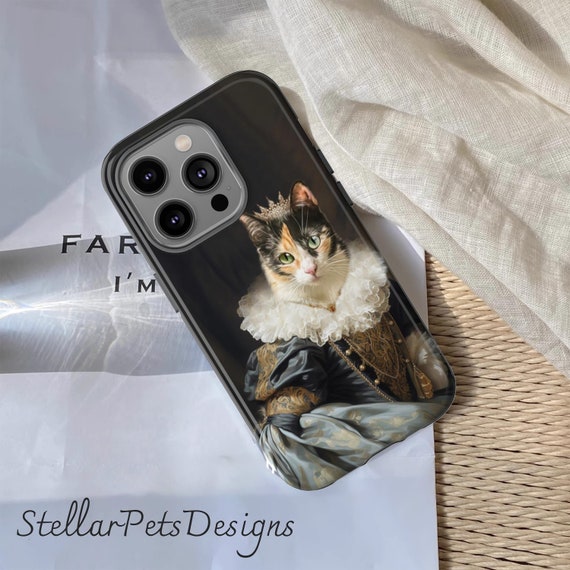 Custom Pet phone case, Royal Dog Portrait, Custom pet phone case,  dog phone case personalized phone case, cat iphone case