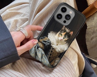 Custom Pet phone case, Royal Dog Portrait, Custom pet phone case,  dog phone case personalized phone case, cat iphone case