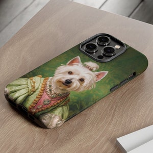 Anpassat husdjursfodral, kungligt hundporträtt, anpassat husdjursfodral, personligt hundfodral, iPhone-skal med katt bild 9