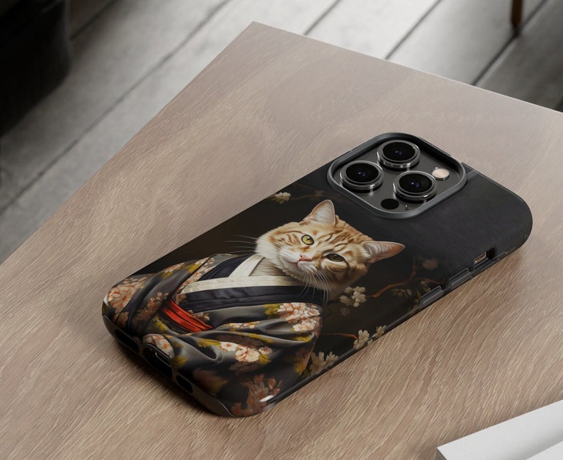 Anpassat husdjursfodral, kungligt hundporträtt, anpassat husdjursfodral, personligt hundfodral, iPhone-skal med katt bild 10