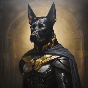 Personalisiertes Hunde Portrait, Katzen Portrait, Superheld Haustier Portrait, lustiges Geschenk, Weihnachtsgeschenk, Geschenk für Haustiere, Haustier Liebhaber, Familien Geschenk