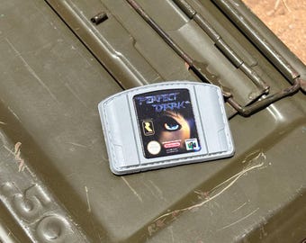 Perfect Dark game cartridge 64  - PVC Morale Patch