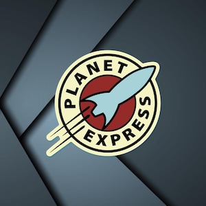 Planet Express - Printed Vinyl Sticker