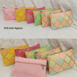 Wedding favour embroidery chain pouch wedding favors mehendi favors Sangeet favours gifts