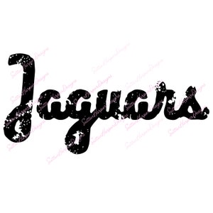 Jaguars Logo Team Distressed Text PNG SVG digital download clipart design for t shirt  sweatshirt fan merch