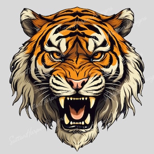 Tiger Mascot PNG, Tigers Mascot PNG, Tigers Logo png, Tigers Vector png, Tiger vector png, Tiger PNG, Tigers Png