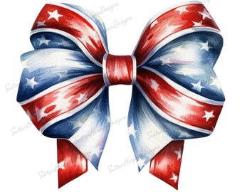 American Flag Coquette Bow png, 4th of July png, 4th of July coquette png, trendy png, cute bow png, American png, girly png