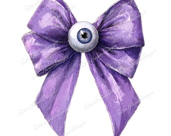 Halloween Bow PNG, Coquette Halloween png, Spooky Eyeball bow png, halloween pngs, trending png, viral halloween png, spooky png, bow png
