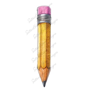 Lápiz acuarela ilustración PNG, lindo lápiz de estilo escolar para niños PNG, No. 2 lápiz escolar png clipart, lindo maestro de escuela png
