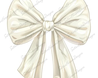 Biała kokarda PNG, słodka kokietka z białą wstążką kokarda png design, biała wstążka png, biała kokarda png ilustracja, słodka kokarda png, kokietka pngs, kokarda png