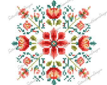 Cross Stitch PNG, Grandmacore PNG, Grandma Aesthetic png, floral design png, cottagecore png, crossstitch pngs, trending png
