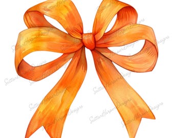 Ilustração de laço laranja PNG, laço laranja png, fita laranja amarrada em laço png, laço coquete png, laço laranja coquete png, fita laranja png