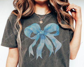 Elegant Blue Coquette Bow png, blue bow ribbon png, coquette blue png, coquette bow png, princess blue bow png, light blue bow png, bow pngs