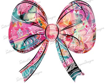 Magical Pink Girly Bow PNG, Magical bow clipart, pink bow png, viral bow png, trendy bow png, trending bow png, cute bow png, magic bow png