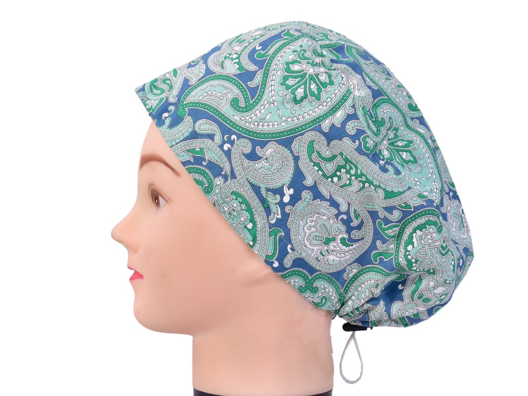 Surgical Scrub Cap / Scrub Caps With Toggles / Adjustable / One Size