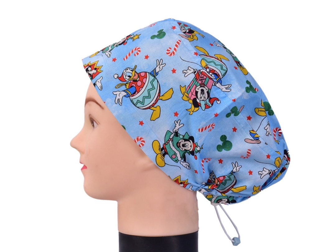 Holiday christmas Scrub Cap for Women Surgical Hats for Etsy Australia