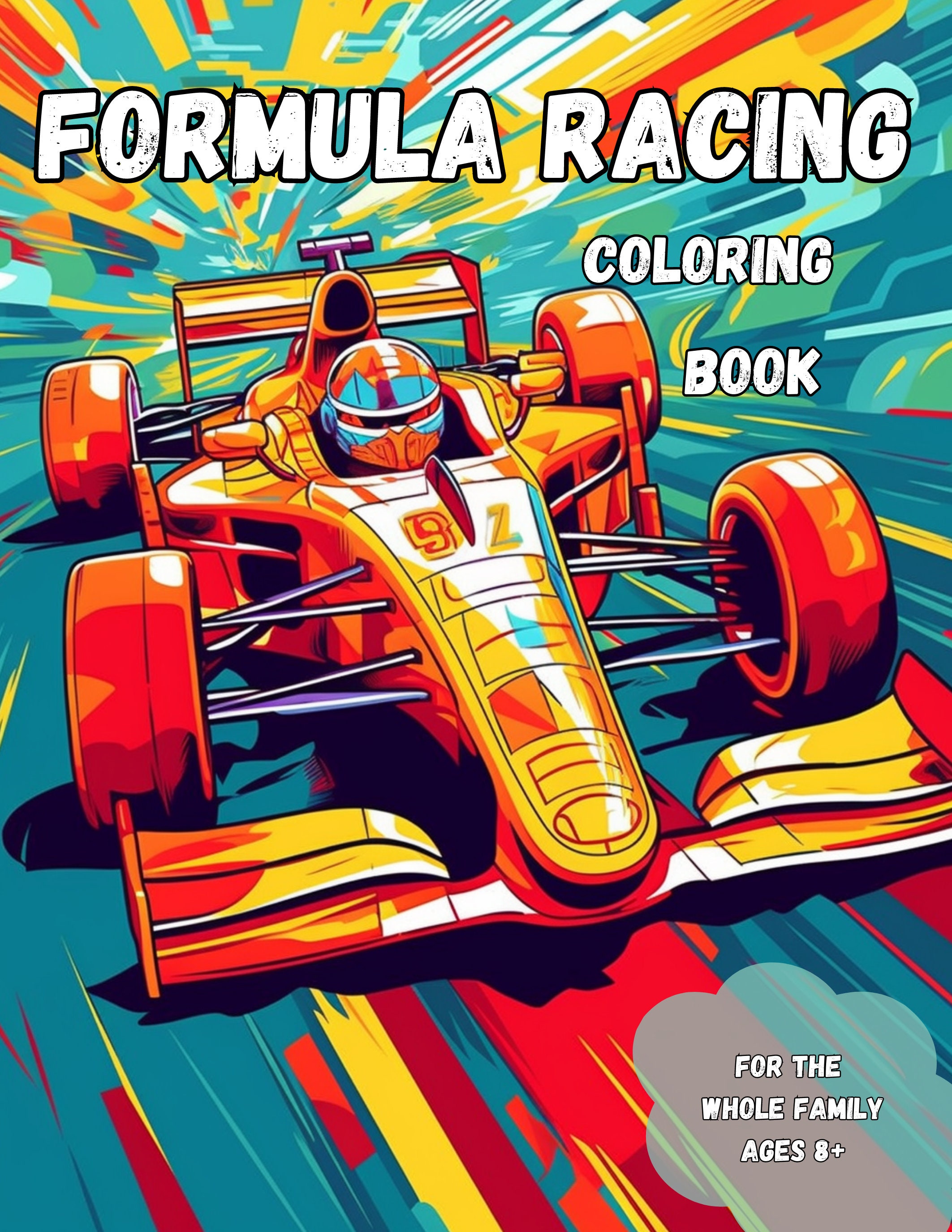 F1 Coloring Book