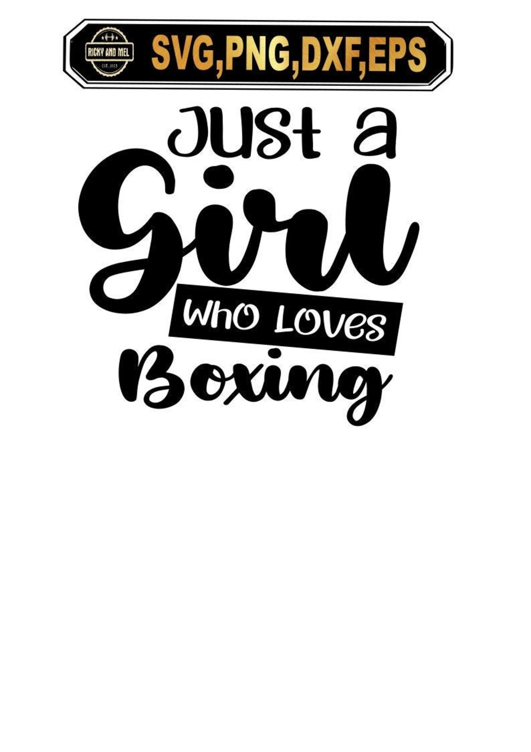 Just a Girl Who Loves Boxing Svg for Girl,boxing Girl Stocking Stuffer