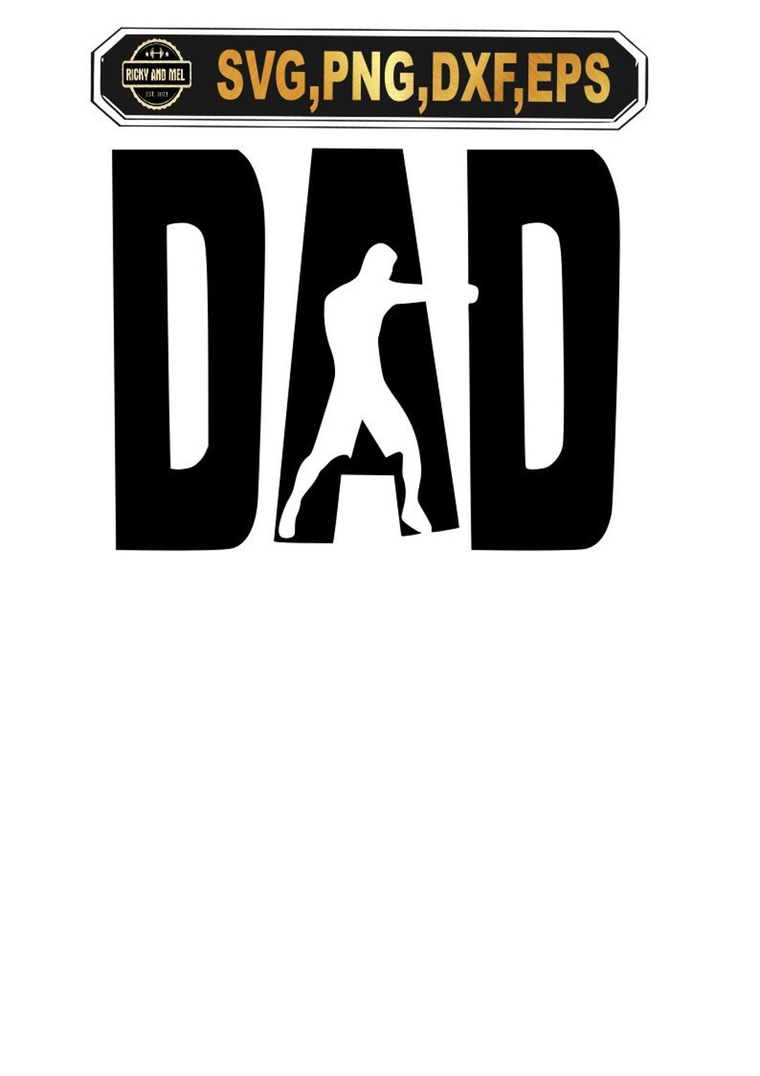 Boxing Dad Svg Boxing Dad Png . Boxing. Dad. Father's Day. Etsy