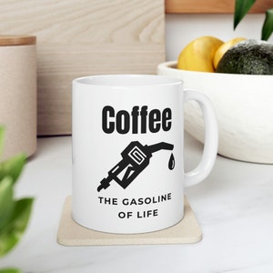 Café - La gasolina de la vida, taza de 11 oz imagen 7