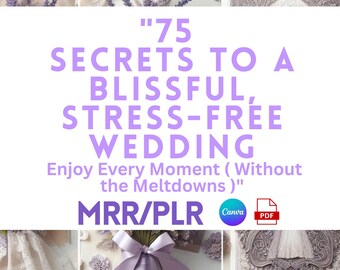 Guía para planificar una boda sin estrés: 75 secretos (Libro electrónico)