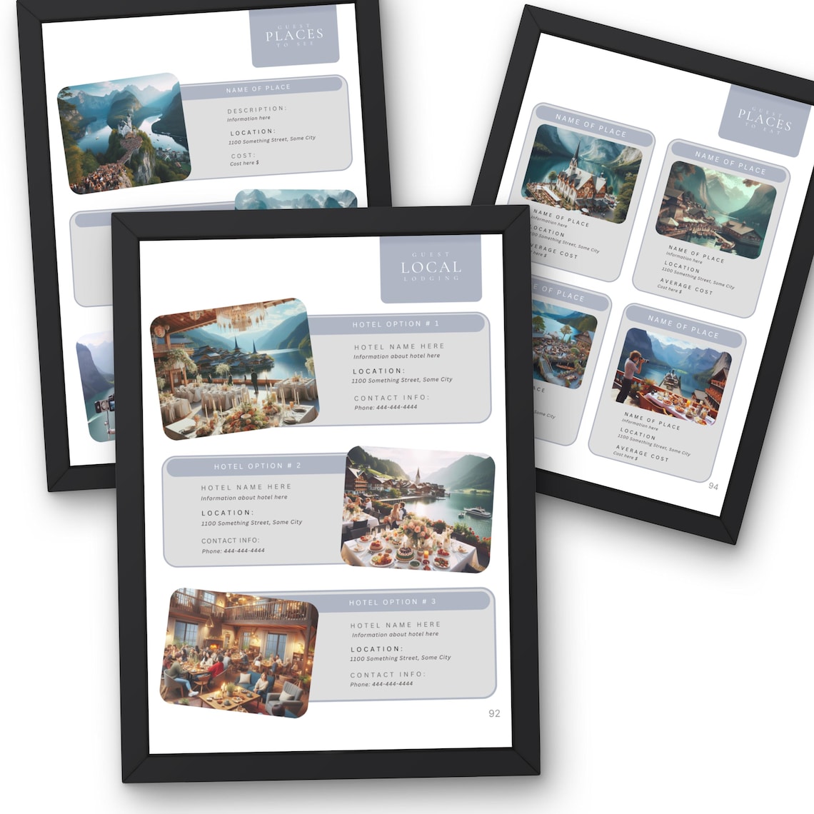 Canva Wedding Planner Template Bundle 100+ Page Checklist & Itinerary