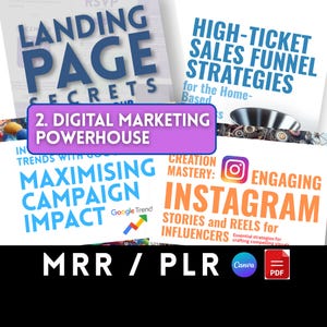 2.Digital Marketing Powerhouse bundle, Learn SEO, social media, e-mail marketing, Be a digital marketing expert and skyrocket your business.