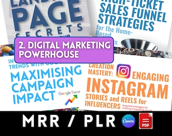 Paquete de marketing digital potente: SEO, redes sociales y marketing por correo electrónico