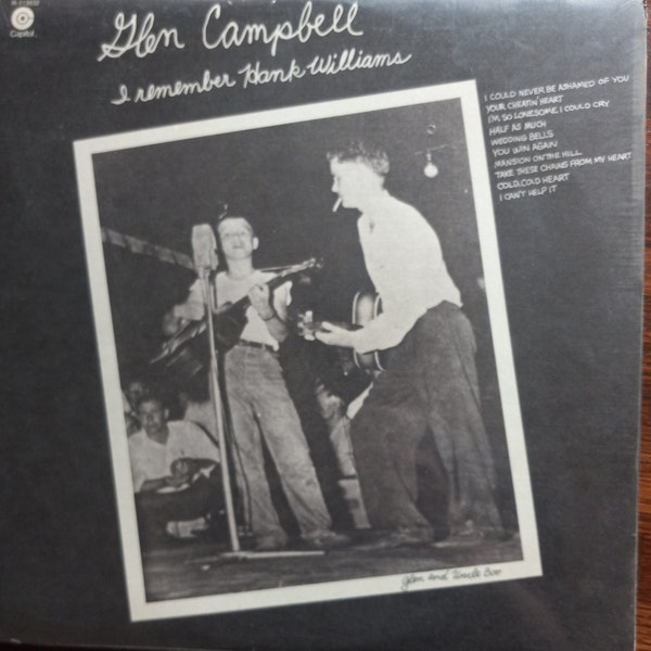 Glen Campbell I Remember Hank Williams unopened vinyl record