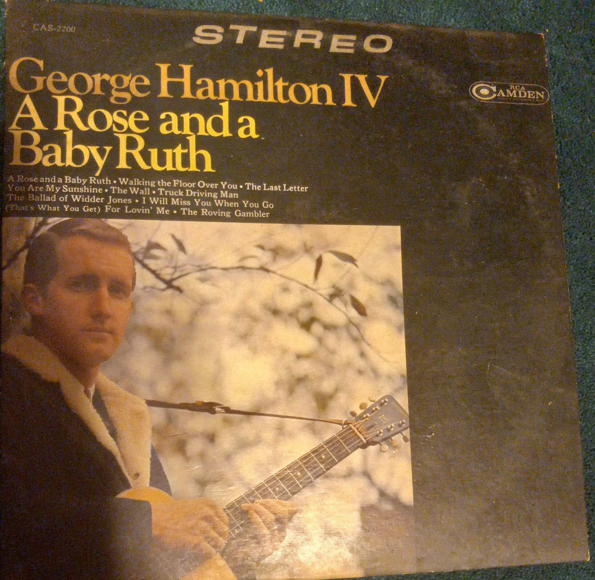 George Hamilton IV A Rose and a Baby Ruth vinyl record